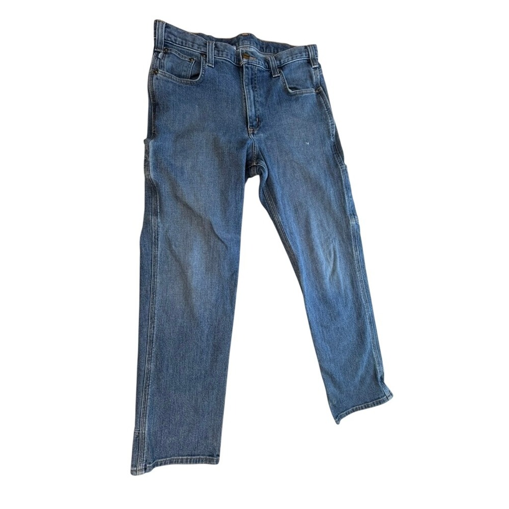 VTG! "Carhartt"‎ Mens Relaxed Fit Denim Jeans Blue Medium Wash 31x32 100612-423